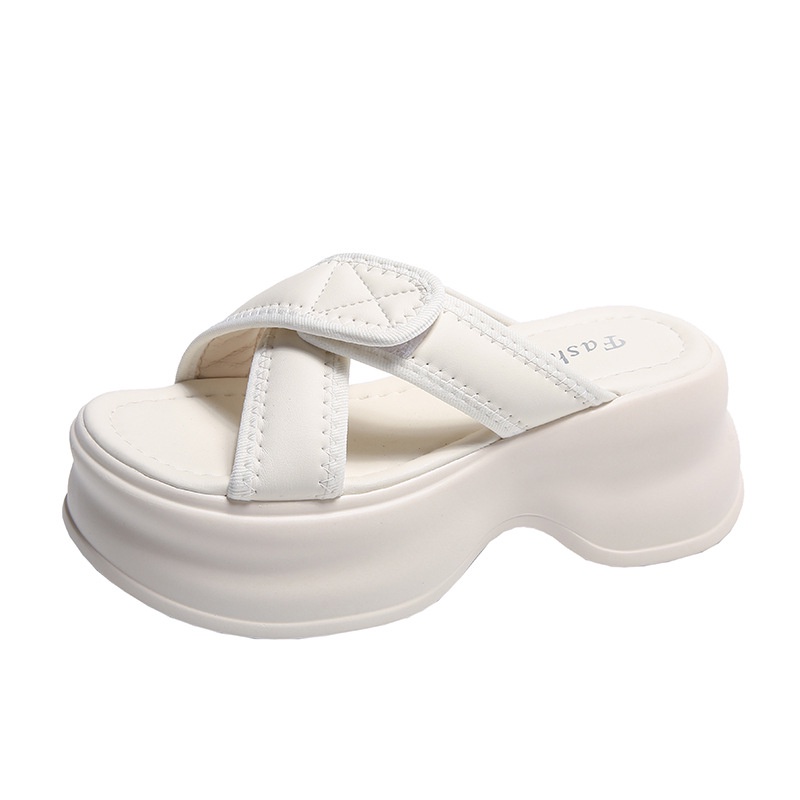 Duoya Dép Sandal Đế Dày Thời Trang Dành Cho Nữ