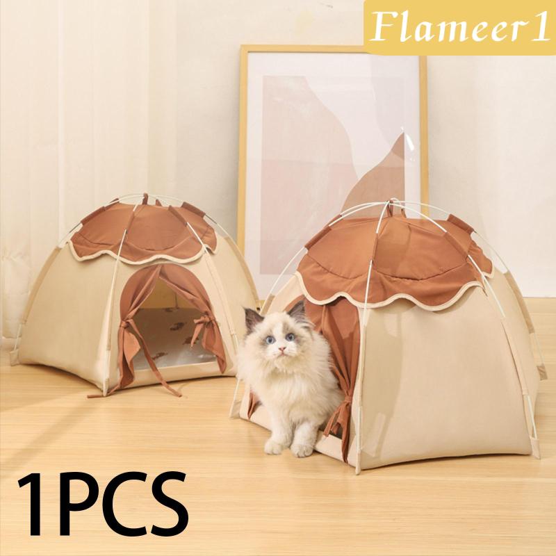 Lều Ngủ Bốn Mùa Thoáng Khí Thoải Mái Di Động Cho Thú Cưng Flameameer1