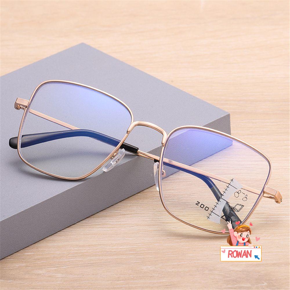 Kính Đọc Sách Bảo Vệ Mắt Gọng Kim Loại Đa Năng Cho Nam Nữ ROWANS
