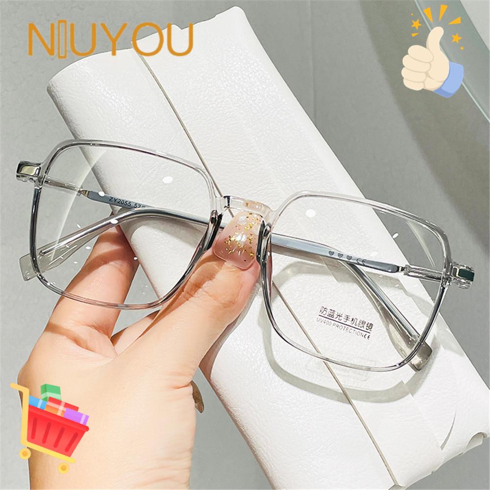 Kính Chống Ánh Sáng Xanh Trong Suốt Phong Cách Hàn Quốc Thời Trang Cho Nữ