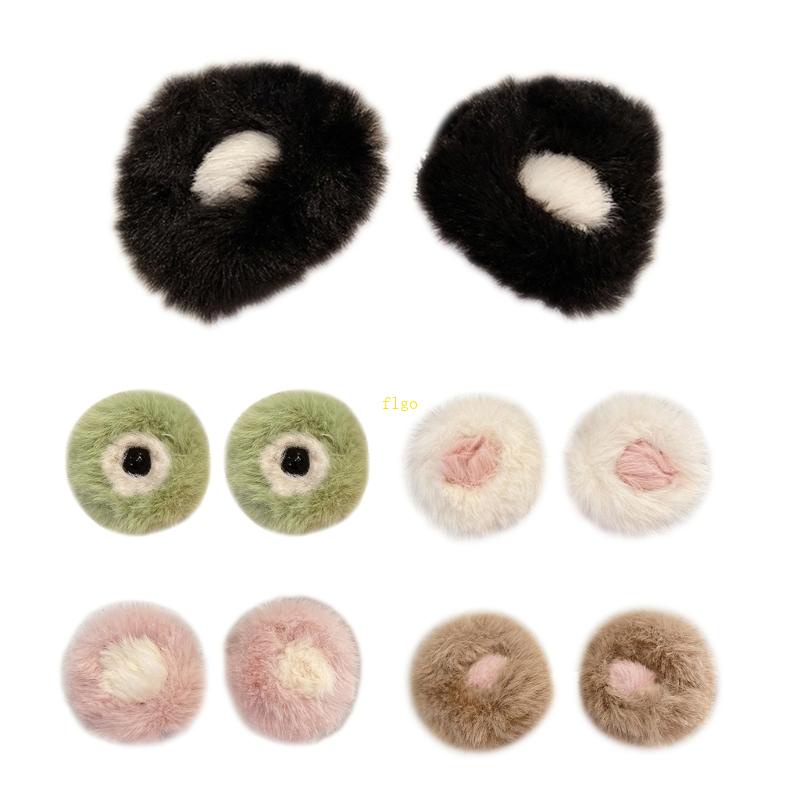 Kẹp Tóc Lông Xù Hình Tai Thú Dễ Thương Dành Cho Nữ