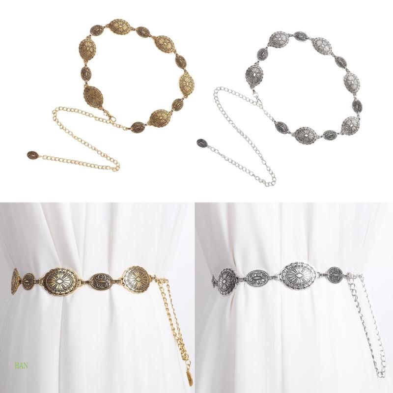 Thắt Lưng Dây Xích Thời Trang Phương Tây Cho Nữ