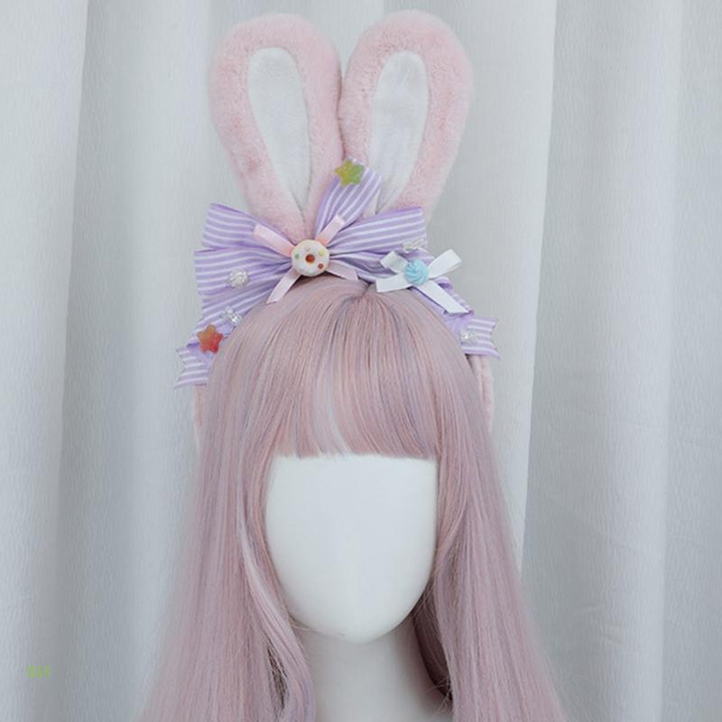 Kẹp Tóc Đính Nơ Phong Cách Lolita Xinh Xắn