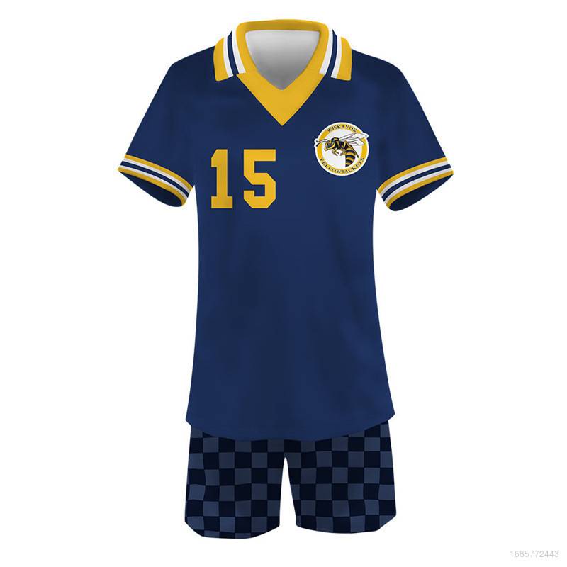 Set Đồ Thể Thao 2 Món Gồm Áo Thun Tay Ngắn Và Quần Ngắn Màu Vàng Ellen Goldjackets Mùa Giải Trí Cho Unisex Plus