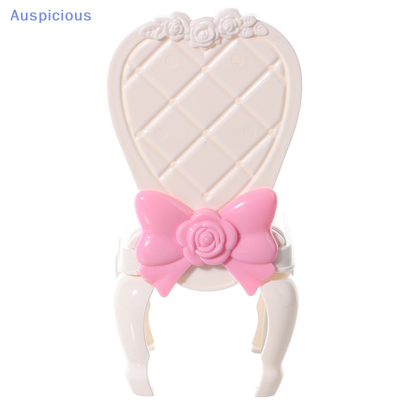 Mô Hình Ghế Thắt Nơ Màu Trắng Tỉ Lệ 1 / 6 Trang Trí Nhà Búp Bê