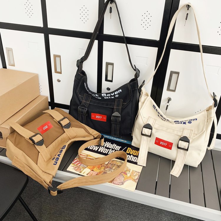 Túi Đeo Chéo Sức Chứa Lớn Phong Cách Retro Đường Phố 2023