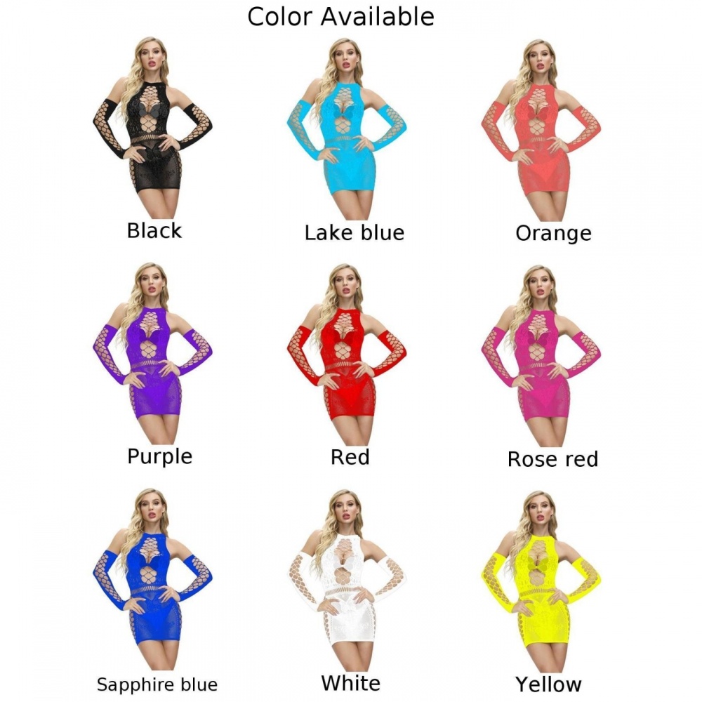 Đầm Body Phối Lưới Quyến Rũ Cho Nữ