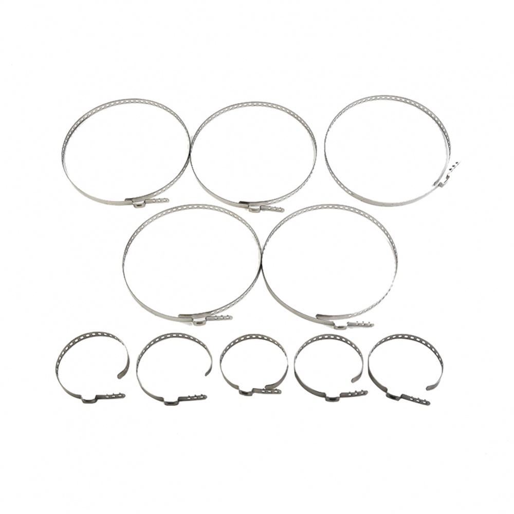 Set 10 Kẹp Nối Trục CV Bằng Thép Không Gỉ Thông Dụng Có Thể Điều Chỉnh