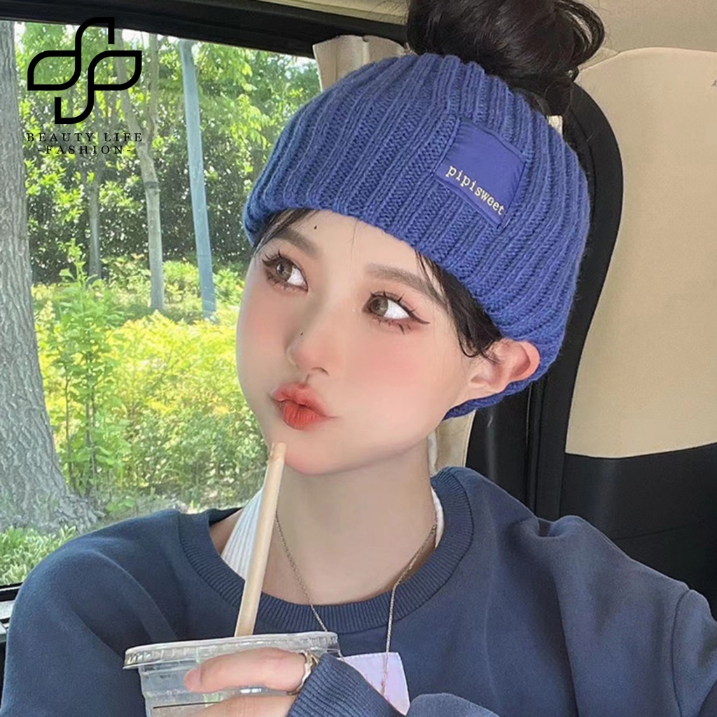 Băng Đô Dệt Kim Co Giãn Thấm Hút Mồ Hôi Thoáng Khí Thời Trang Thu Đông Dành Cho Nữ