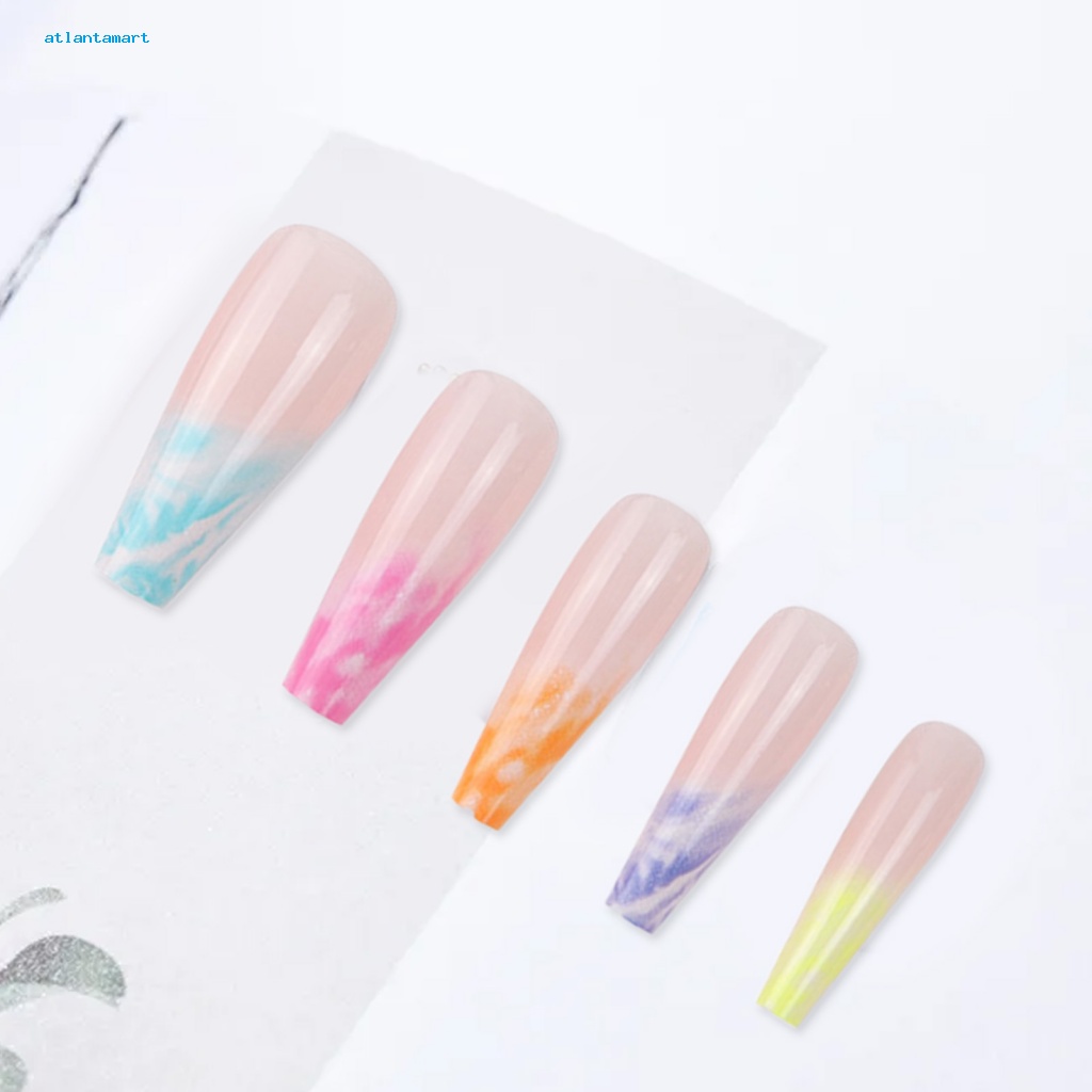 Túi Đựng Đồ Dùng Cao Cấp Tiện Dụng| 1 Bộ Móng Tay Giả Che Phủ Toàn Diện Lâu Trôi Kèm Keo Dán Tiện Dụng