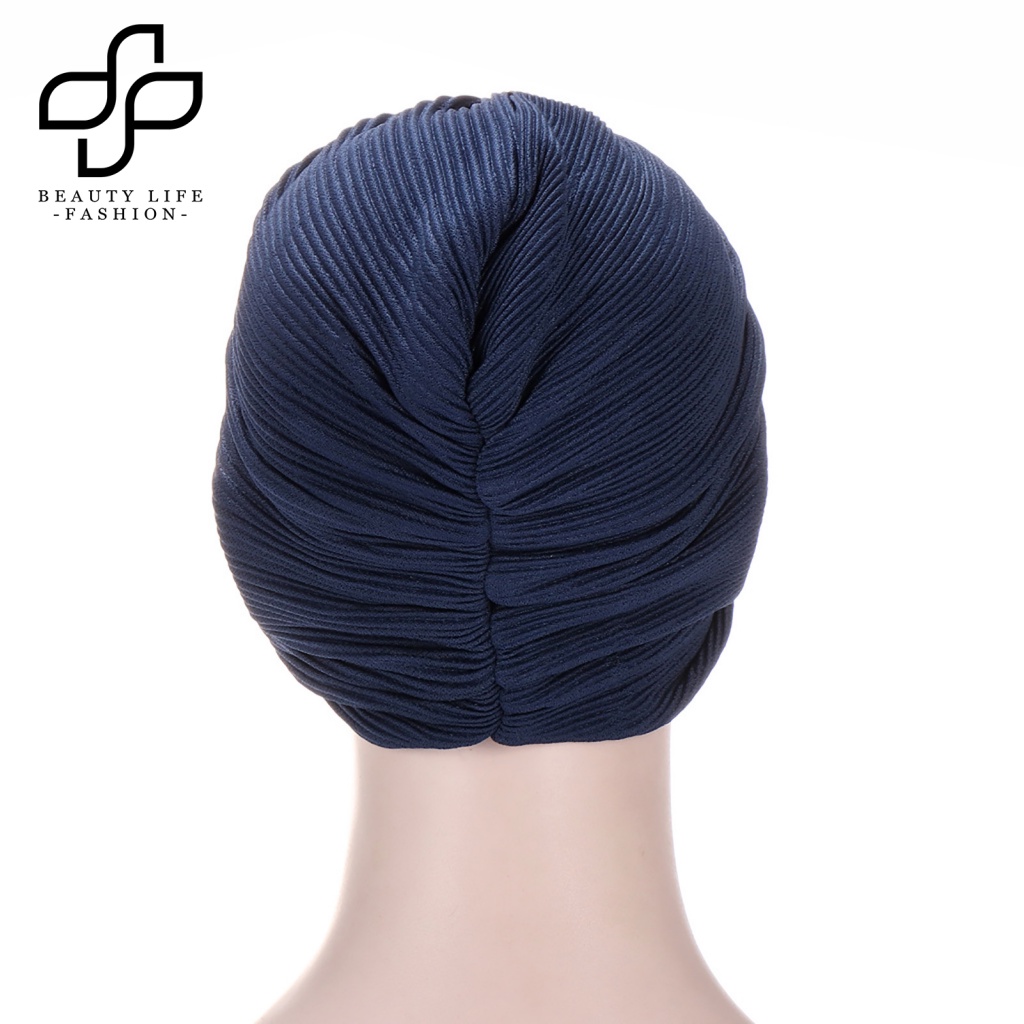 Mũ Turban Màu Trơn Thời Trang Dành Cho Nữ