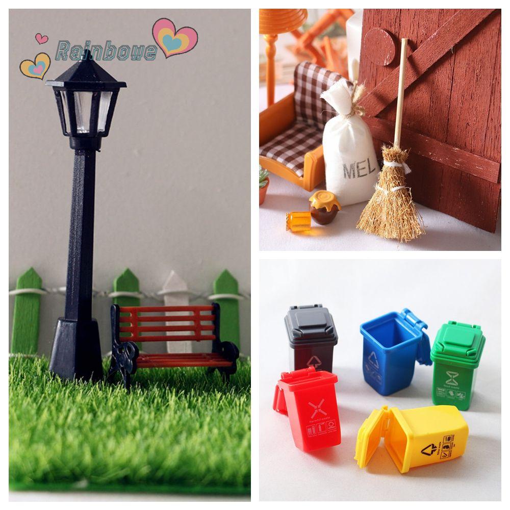 Thùng Rác Mini Trang Trí Nhà Búp Bê