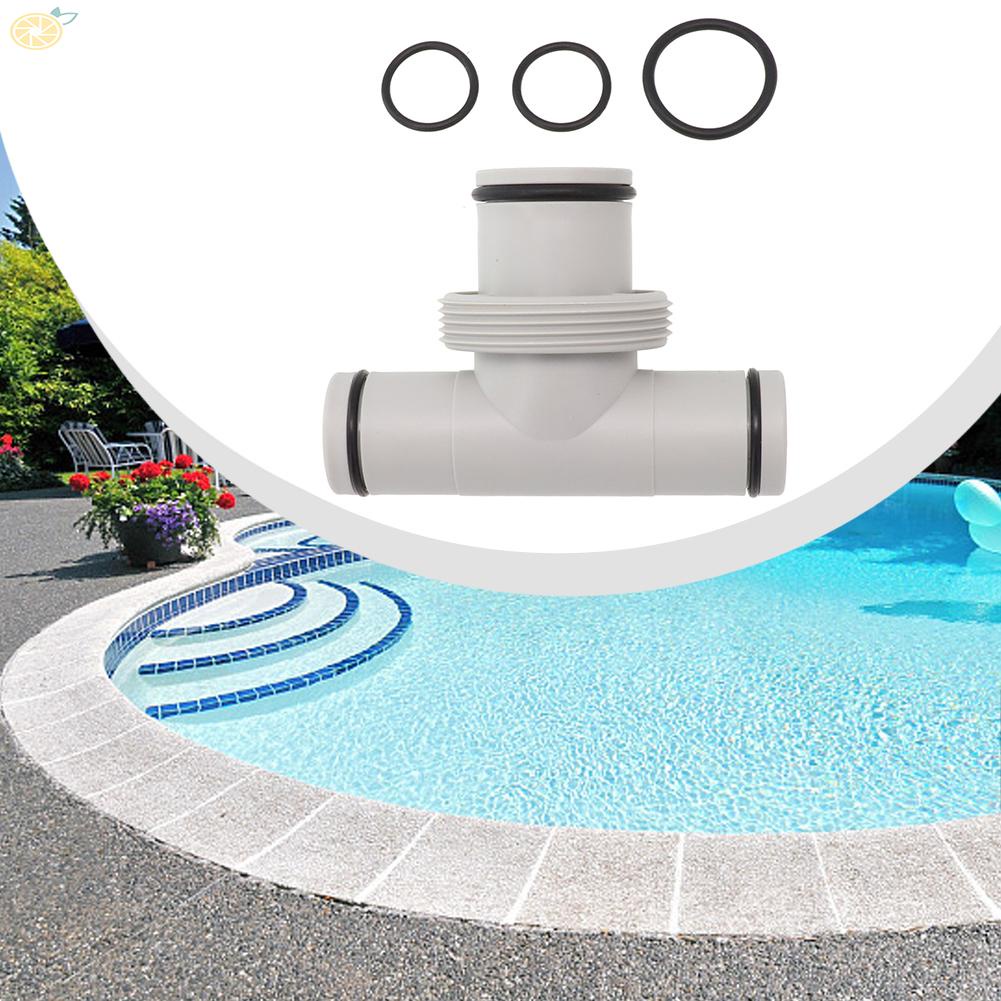 【VARSTR】High Quality Pool Part Replacement Hose Adapter for Intex Split Hose Plunger Valves 15in to 2 125in T Connectors