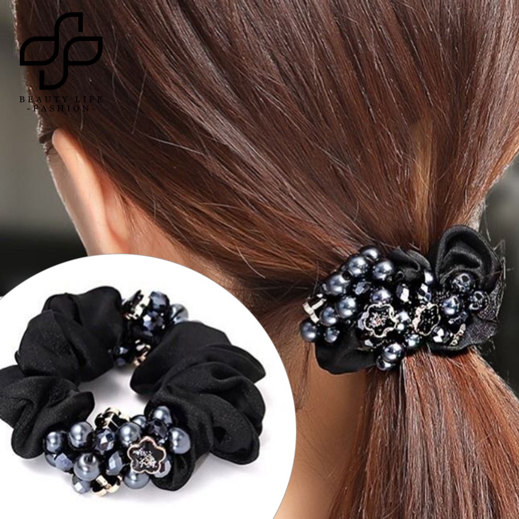 Dây Buộc Tóc Vải Siêu Mềm Co Giãn Siêu Nhẹ Chống Trượt Thời Trang Cho Bạn Gái