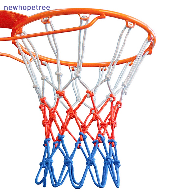 Ntvn Lưới Chơi Bóng Rổ Ba Màu Đỏ + Trắng + Xanh Dương Tiêu Chuẩn OIK