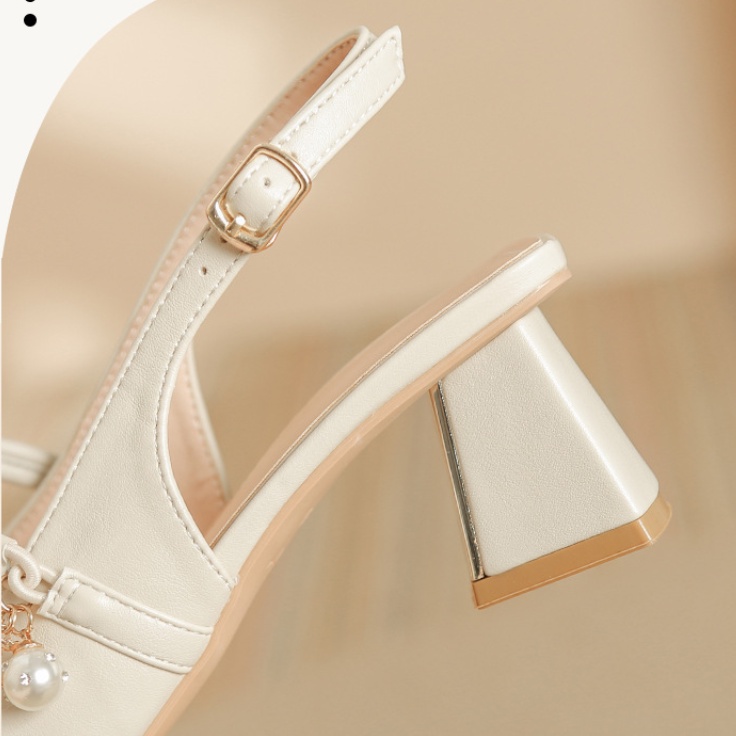 Giày Sandal Cao Gót Mũi Nhọn Thời Trang Dành Cho Nữ