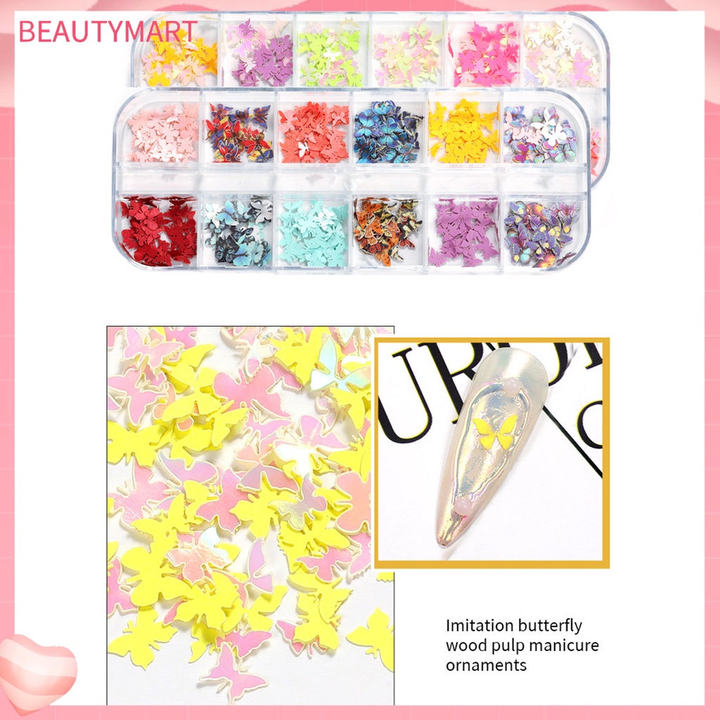 Hộp 12 Ngăn Đựng Bột Màu Vẽ Móng Nghệ Thuật