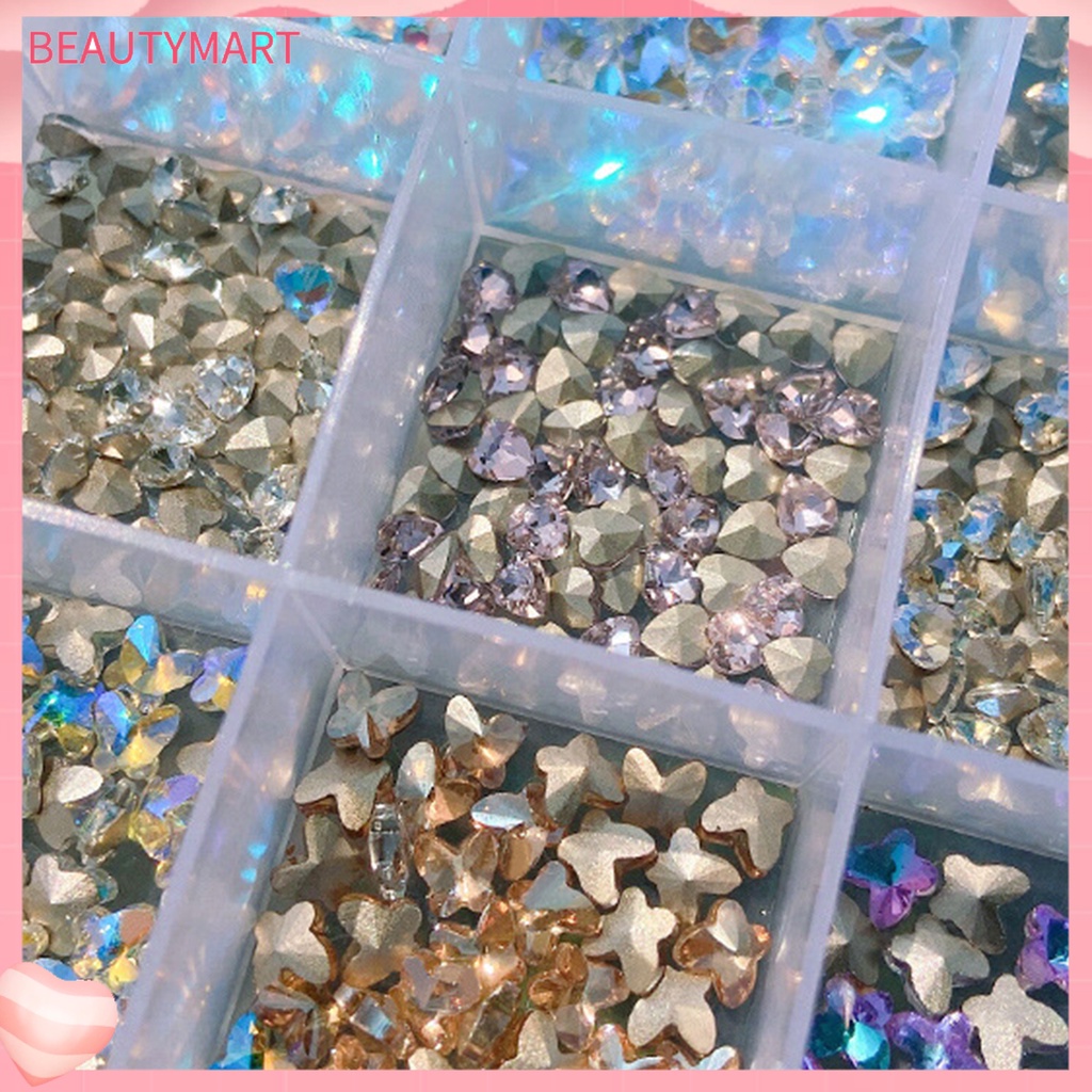 Set 10 Phụ Kiện Trang Trí Móng Nghệ Thuật Tạo Hiệu Ứng Pha Lê 3D Màu Sắc Sống Động Sáng Tạo Dành Cho Học Sinh Charms