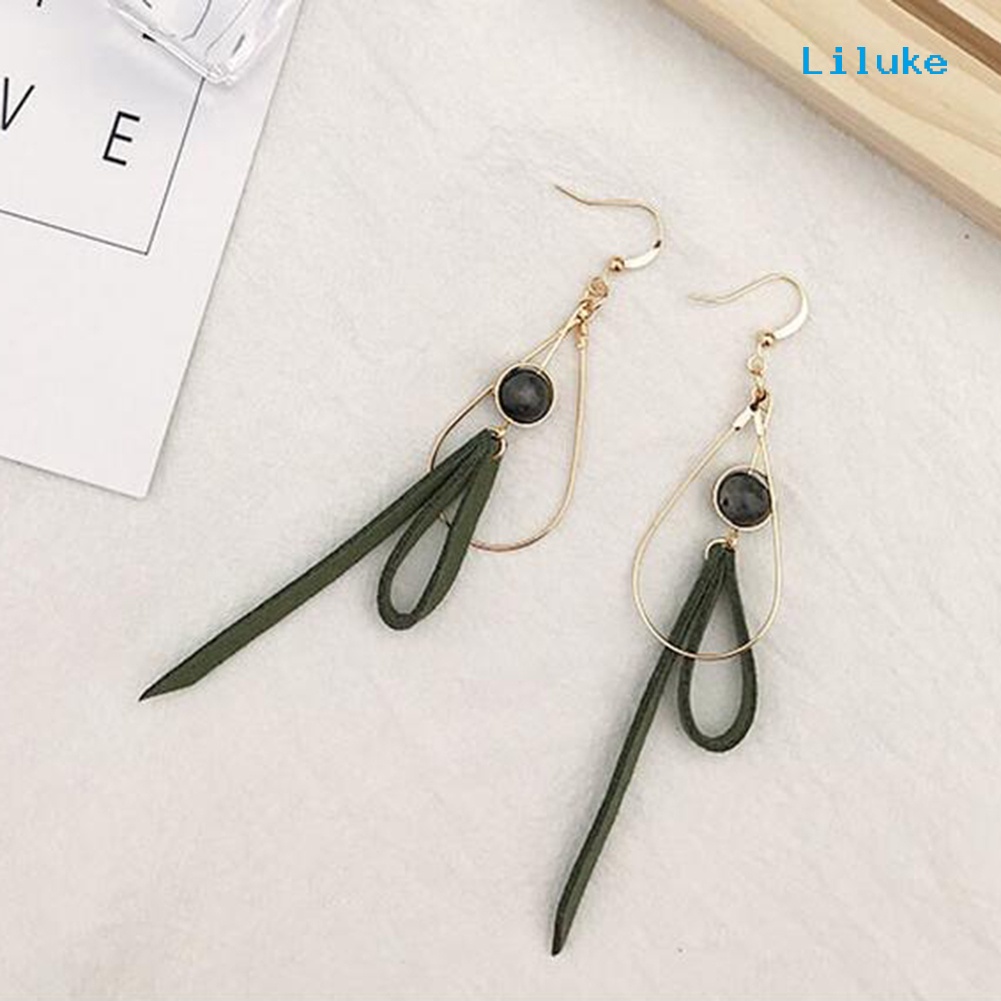 Đôi Khuyên Tai DàI PhốI Nơ ThờI Trang Cho Nữ