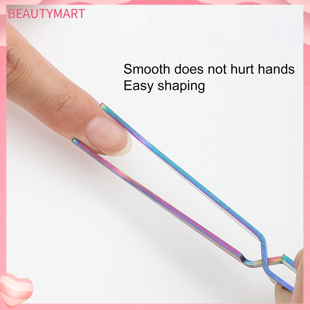 Nhíp Cong Bằng Thép Không Gỉ Không Biến Dạng Hỗ Trợ Làm Móng