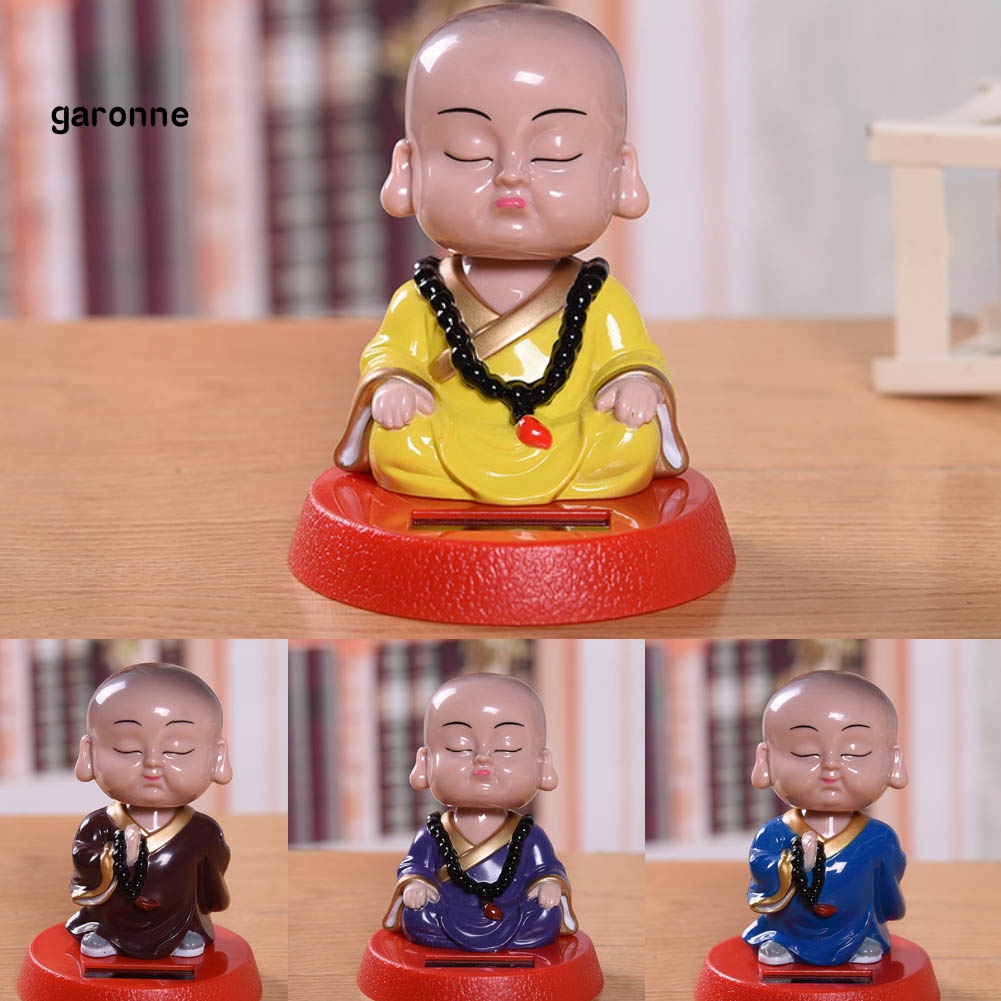 Mô Hình Đồ Chơi Chú Tiểu Hoạt Hình Sử Dụng Năng Lượng Mặt Trời Trang Trí Xe Hơi