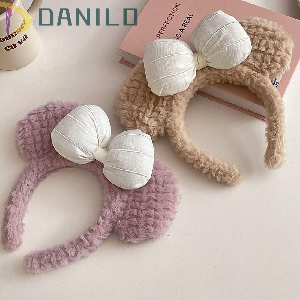 Danilo Băng Đô Cài Tóc Hình Gấu Hoạt Hình Vui Nhộn Phong Cách Hàn Quốc Cho Bé