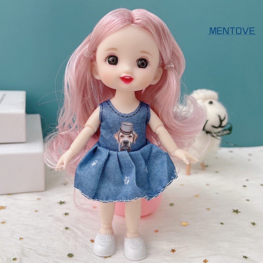 Búp Bê BJD [MT] Khớp Nối Có Thể Tháo Rời 17cm Mặt Nhám