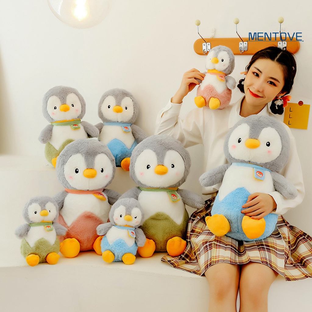 Chim Cánh Cụt Nhồi Bông Mềm Mại Trang Trí Phòng Ngủ