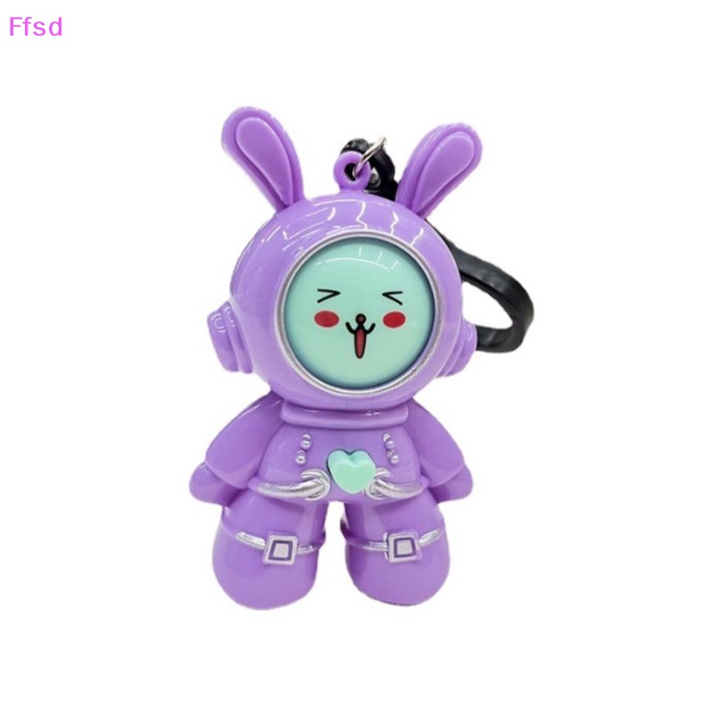 {Ffsd} Móc Khóa Thỏ Phi Hành Gia Hoạt Hình Dễ Thương Sáng Tạo Cho Cặp Đôi * Hàng Bán Chạy *