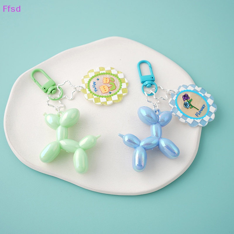 {Ffsd} Móc Chìa Khóa Resin Hình Chú Chó Và Kẹo Đáng Yêu Thời Trang Chống Thất Lạc Làm Quà Tặng Trang Sức * Hàng Bán Chạy