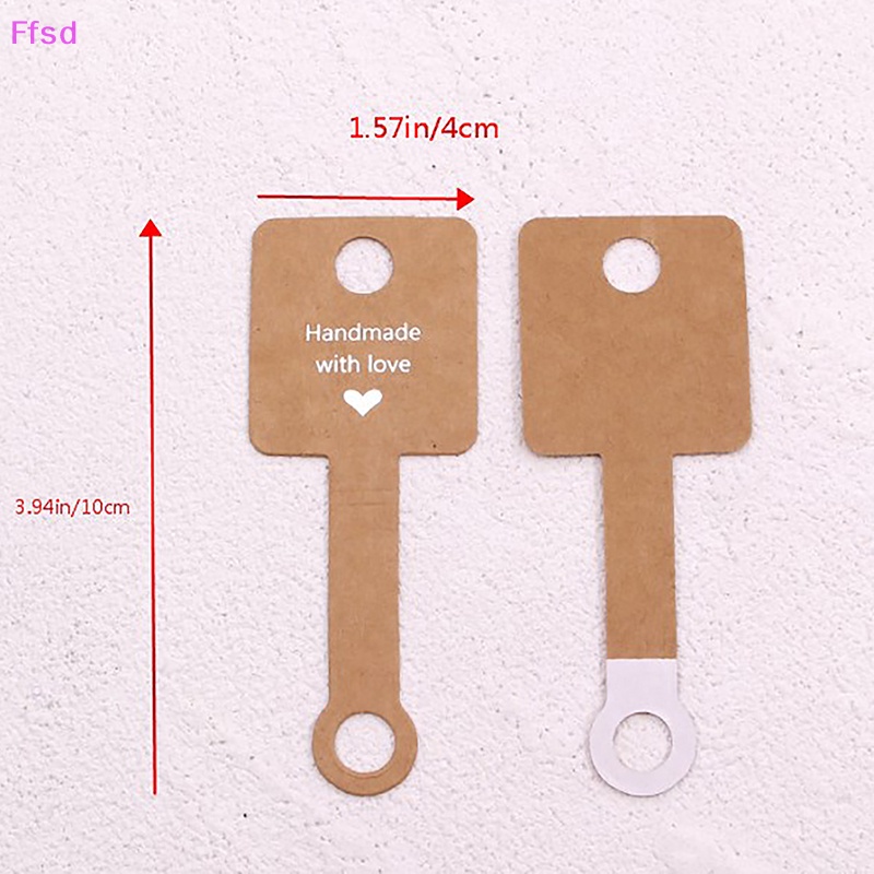 Bộ 10 Tấm Giấy Cứng Tự Dính Kích Thước 4x10cm Dùng Trưng Bày Trang Sức Tiện Dụng