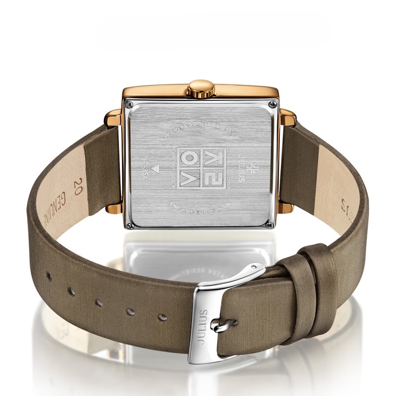 Đồng Hồ Đeo Tay Mặt Vuông JA-354 Đơn Giản Thời Trang Hàn Quốc