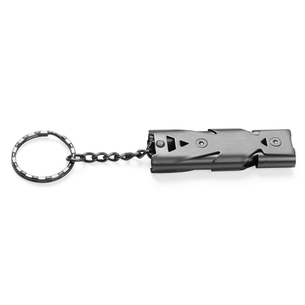 Portable Size 150Db Durable Stainless Steel Outdoor Whistle Lifesaving Camping Hiking Emergency [Q/13]