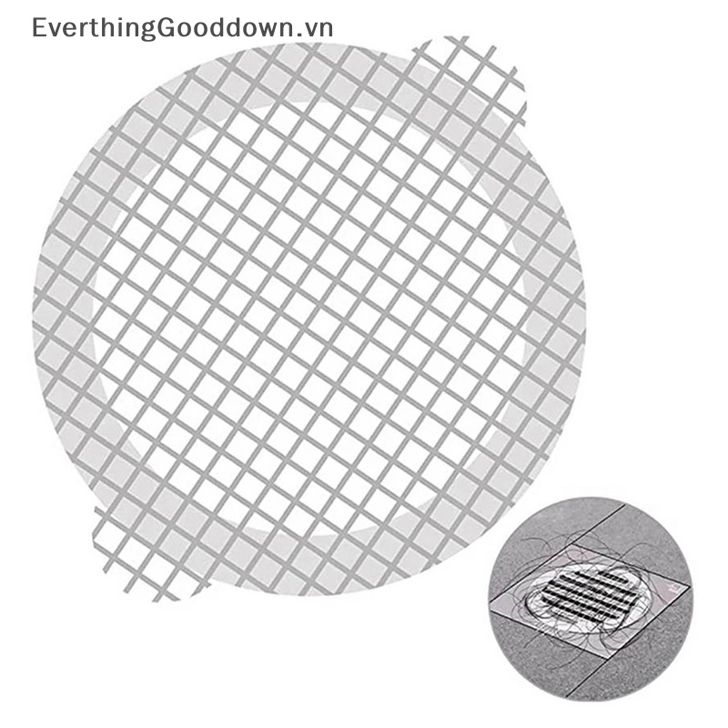 Bộ 10 Miếng Lưới Dán Cống Thoát Nước Nhà Tắm Sử Dụng Một Lần