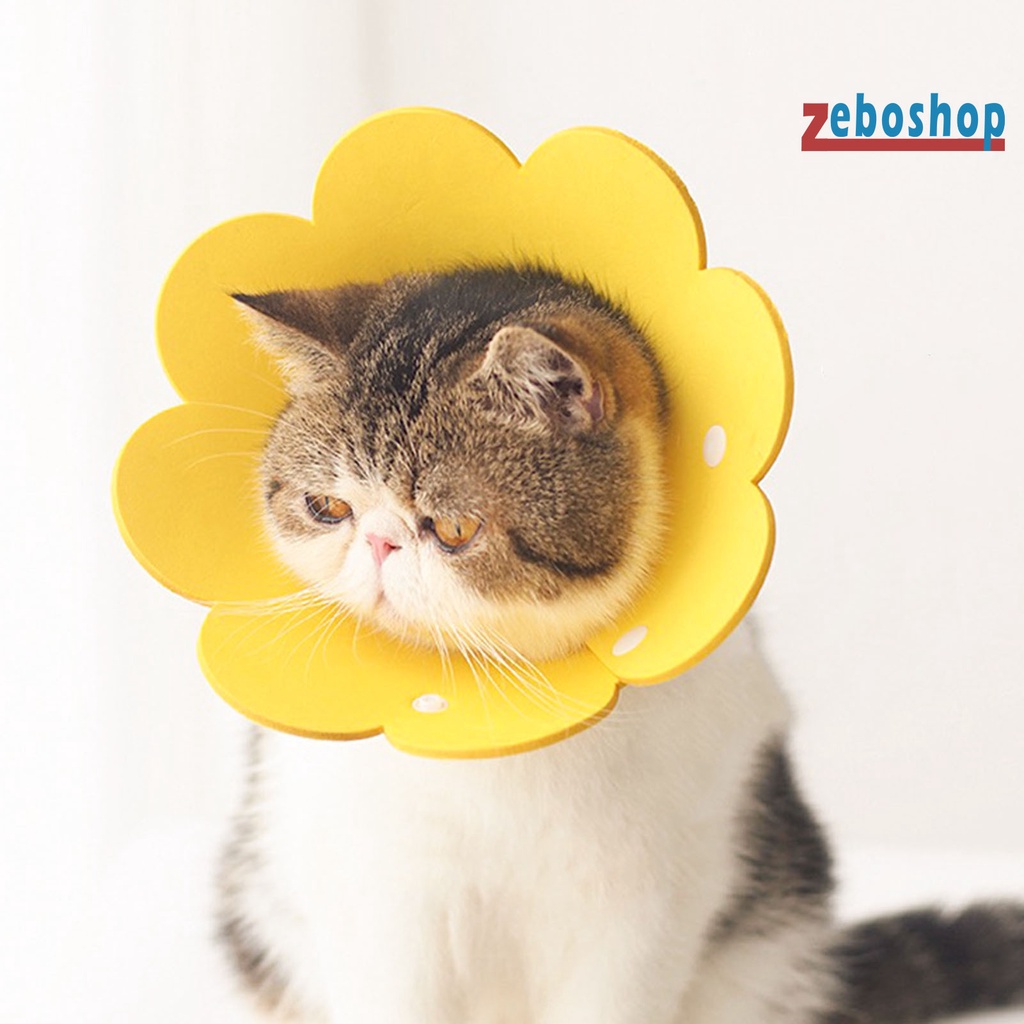 Vòng Đeo Cổ EVA Bảo Vệ Chống Liếm Khi Đi Trong Nhà Dành Cho Mèo