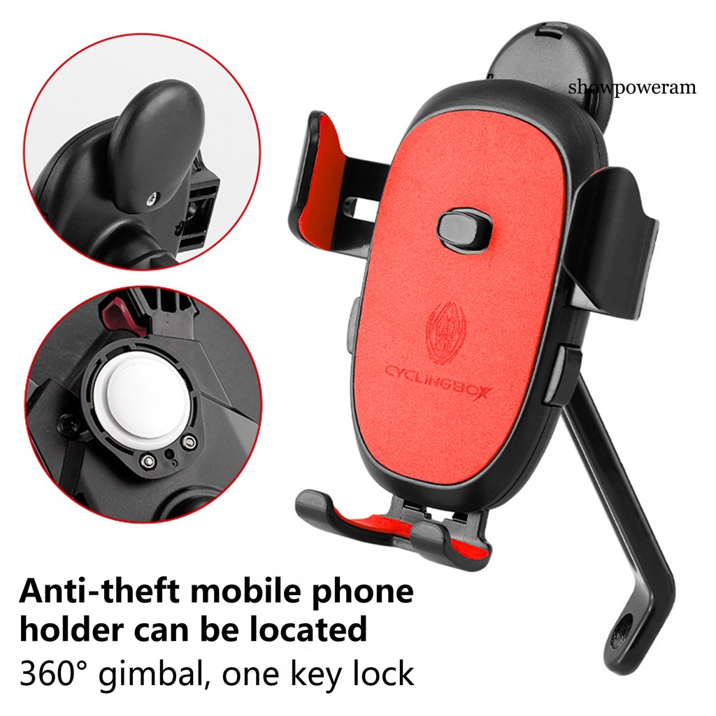 Giá Đỡ Điện Thoại Bằng ABS Chống Sốc Chống Ăn Mòn Tiện Dụng Cho Xe Đạp