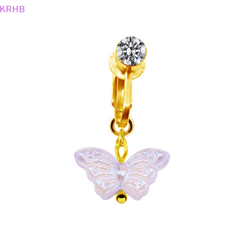 Khuyên Rốn Hình Bướm Không Cần Bấm Lỗ Sáng Tạo Cho Nữ Mới