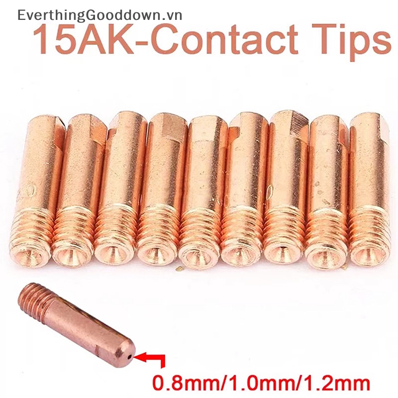 Bộ 13 Đầu Khò Gas 0.8 / 1.0 / 1.2mm Cho Máy Hàn 15AK MIG