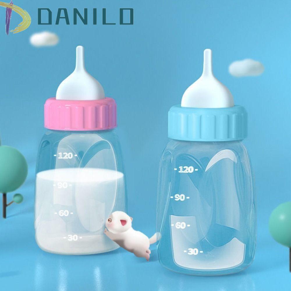 Danilo Bình Sữa Bằng Nhựa Silicon Có Thang Đo Chống Bỏng Tiện Dụng Cho Mèo Cưng