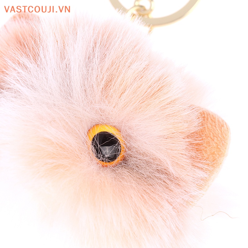 Móc Khóa Hình Mèo Nhồi Bông Đáng Yêu