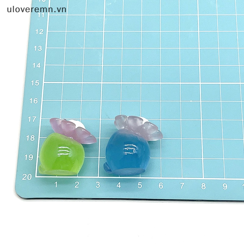 Set 2 Chú Gấu Trúc Hoạt Hình Màu Kẹo Dạ Quang Trang Trí Xe Hơi