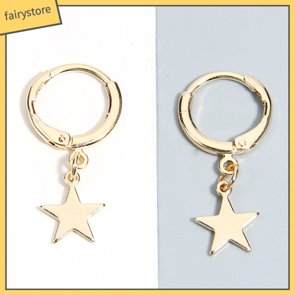 Bông Tai Hình Ngôi Sao Đơn Giản Thời Trang Dành Cho Nữ