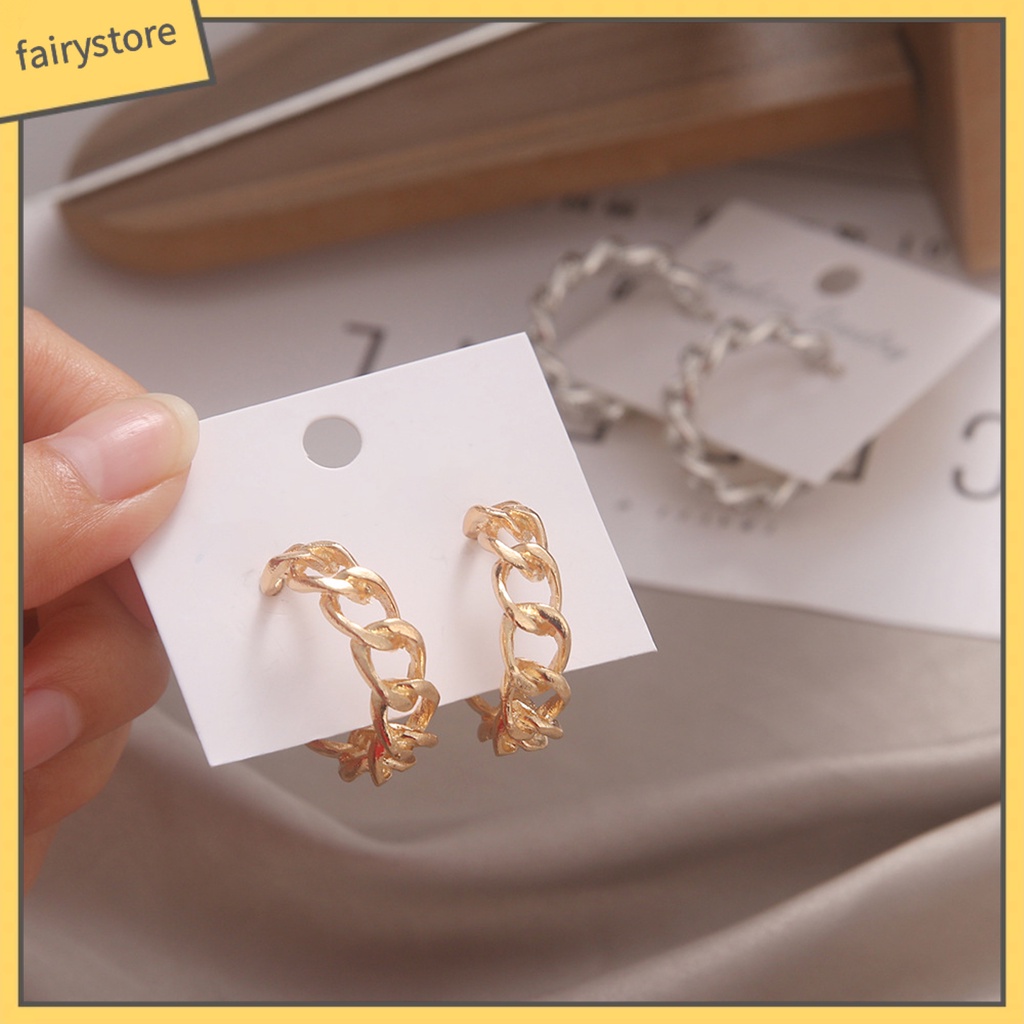 [FRO] Bông Tai Rỗng Trang Trí Retro Gothic Dành Cho Nữ