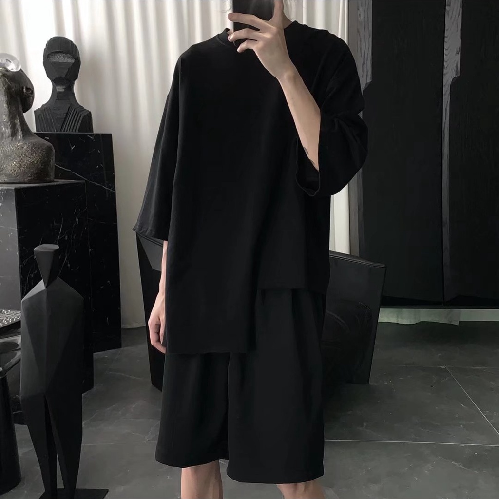 Áo Thun Tay Ngắn Dáng Rộng Thời Trang Mùa Hè Cho Nam