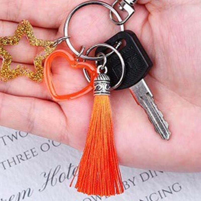 Dây Tua Rua Bằng Sợi Nylon Dùng Làm Móc Khóa / Điện Thoại Phong Cách Vintage