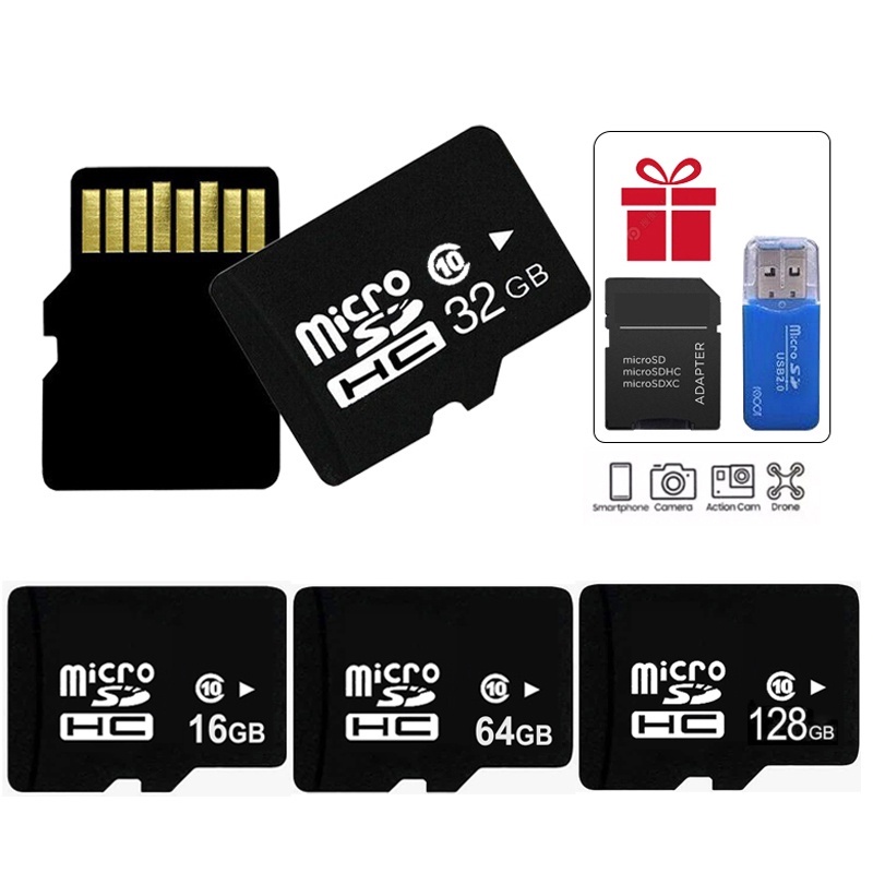 Thẻ Nhớ TF 8GB 16GB 32GB 64G 128GB 256GB 512GB Class10 Micro SD SDXC A1 + Dành Cho Máy Tính / Điện Thoại