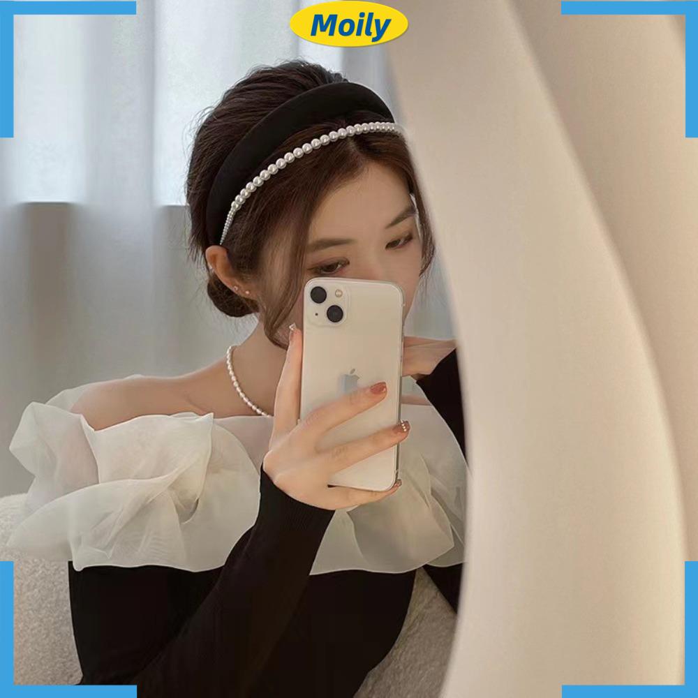 MOILYVN Băng Đô Cài Tóc Hai Lớp Thiết Kế Xinh Xắn Cho Bé Gái