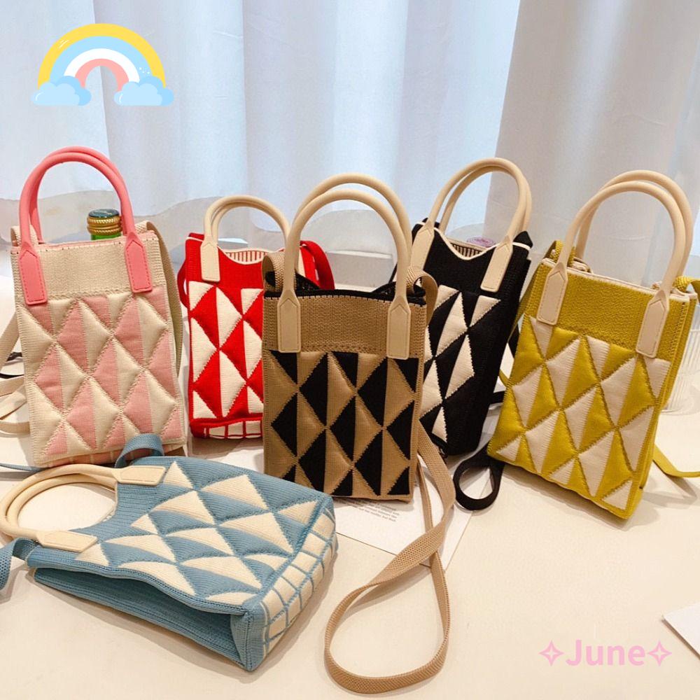 Túi Đeo Chéo Vai Kiểu Dệt Thủ Công Thắt Nút Độc Đáo Thời Trang