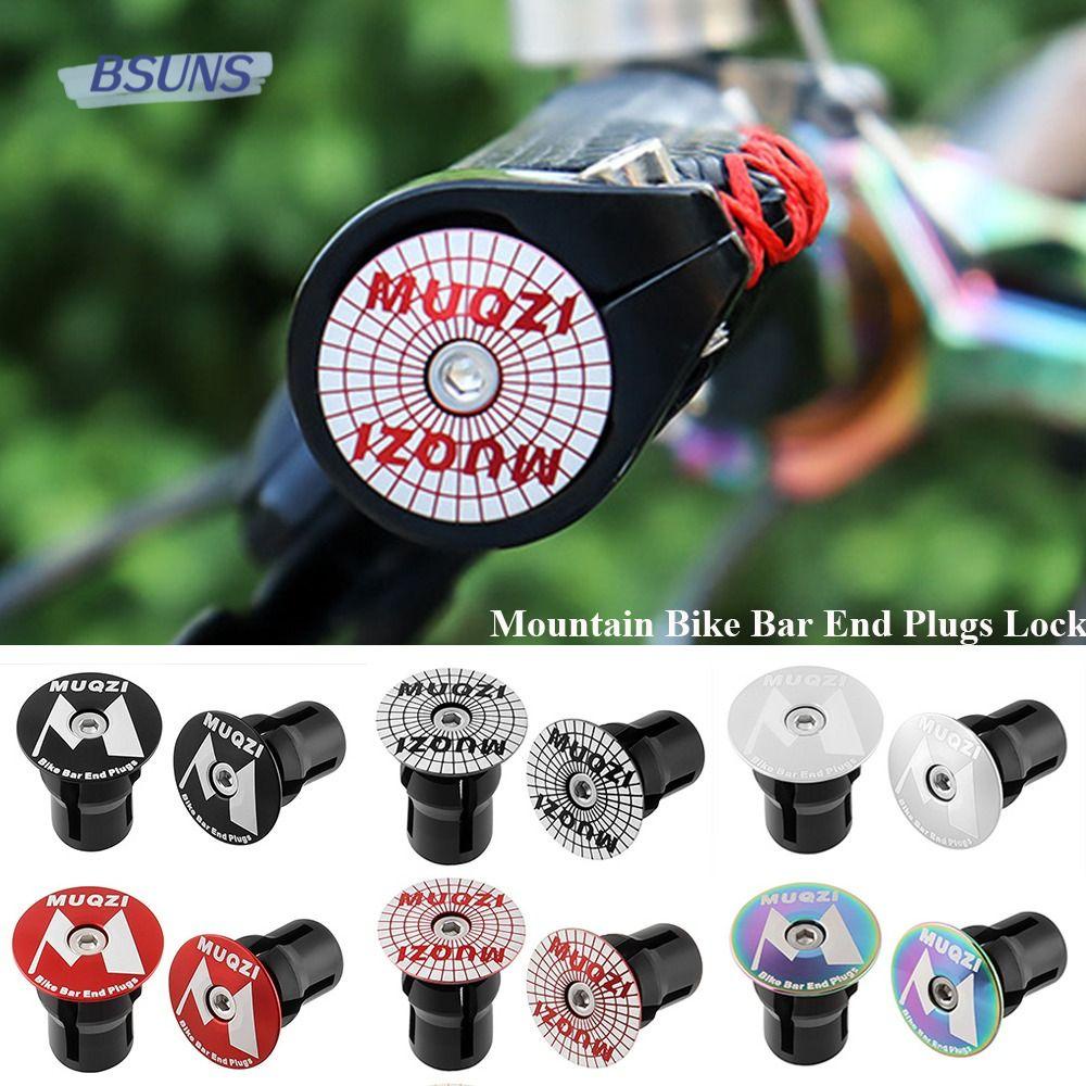 Bộ 2 Nút Khóa Tay Cầm Xe Đạp MTB Bằng Hợp Kim Nhôm