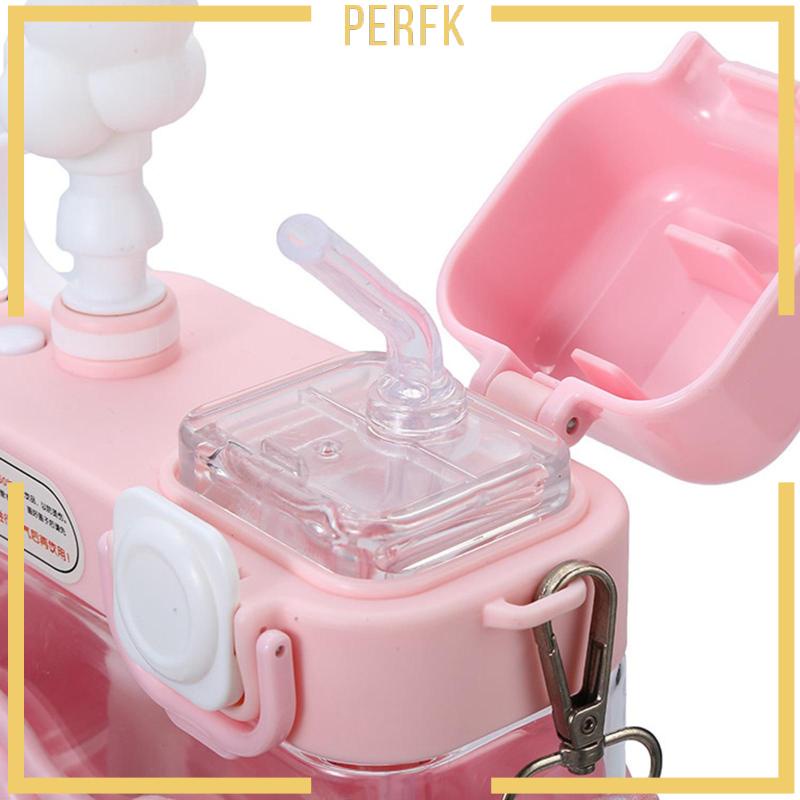 Bình Nước Di Động Dễ Thương Có Dây Đeo Vai Tùy Chỉnh Cho Bé